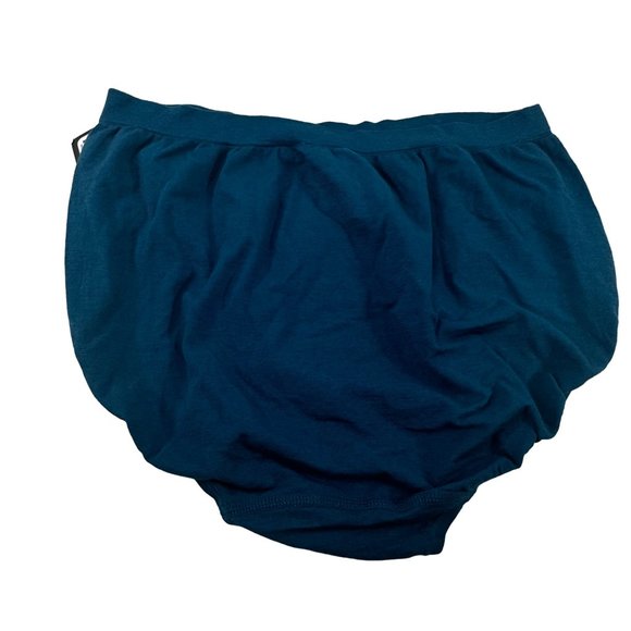 Yummie Women's One Size Fits Small To XL Panty Brief Hi Cut Outlast Blue New - Picture 2 of 8